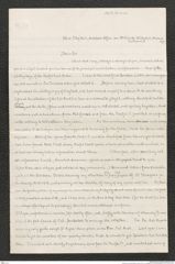 Nachlass Franz Steindachner, Brief von W. N. Lockington an Franz Steindachner, Inv.Nr. 307.02, Seite 1